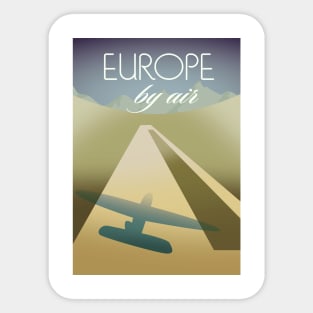 Europe By Air Sticker